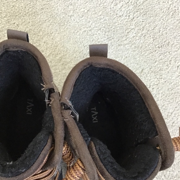 Brown herringbone winter boot - Picture 5 of 5